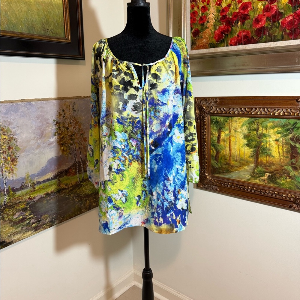 SUNNY LEIGHT Multicolor Blouse size 1X